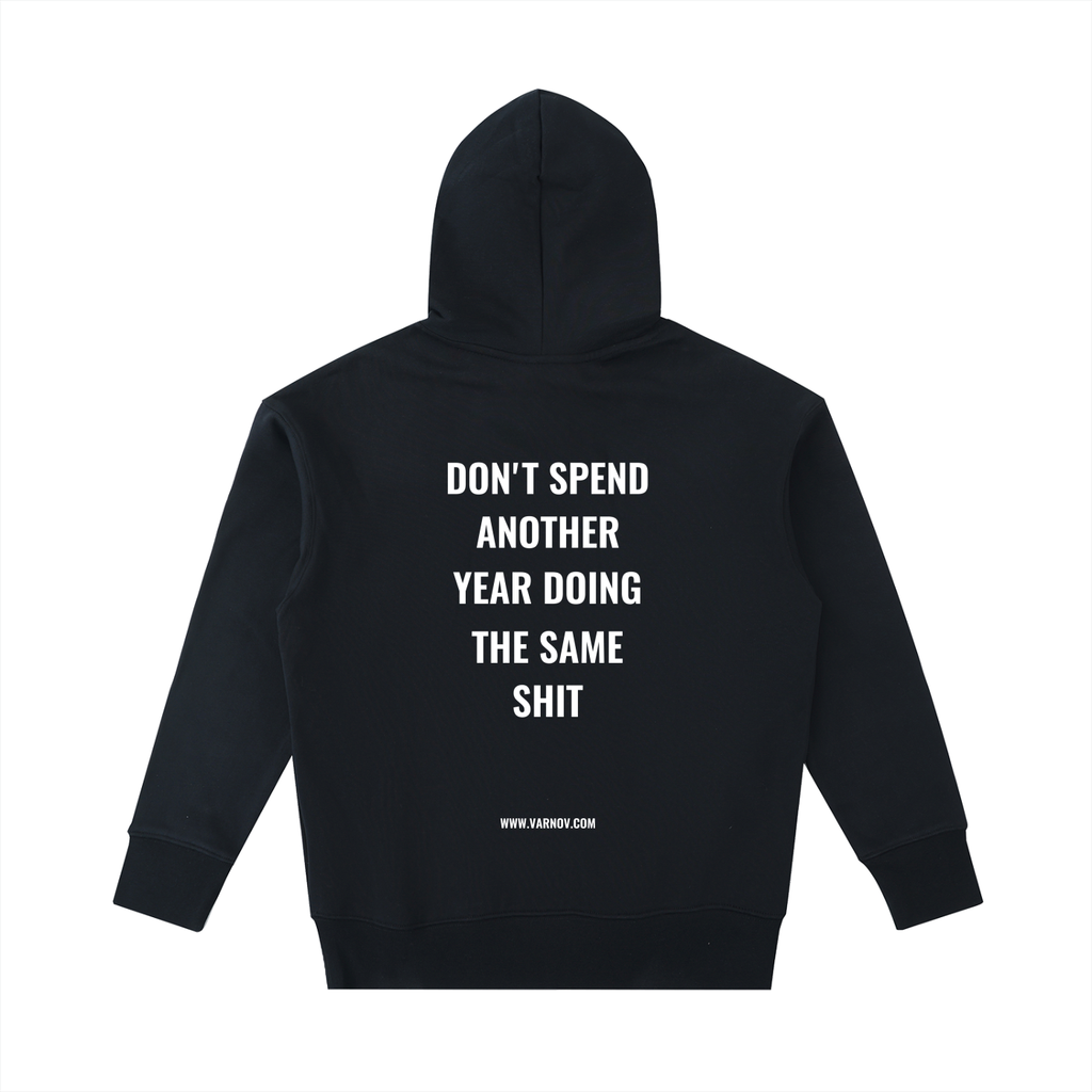 VARNOV Break The Loop Hoodie Detail 380g Heavyweight Cotton