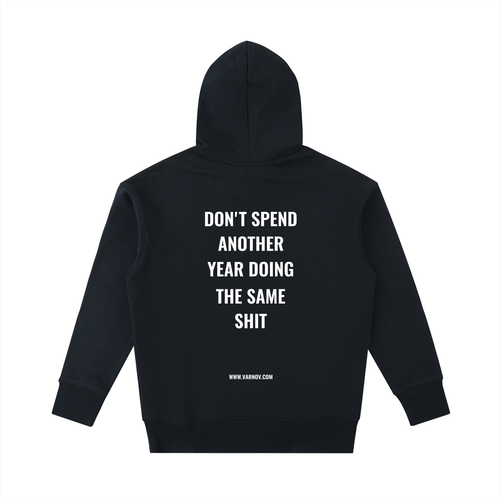 VARNOV Break The Loop Hoodie Detail 380g Heavyweight Cotton
