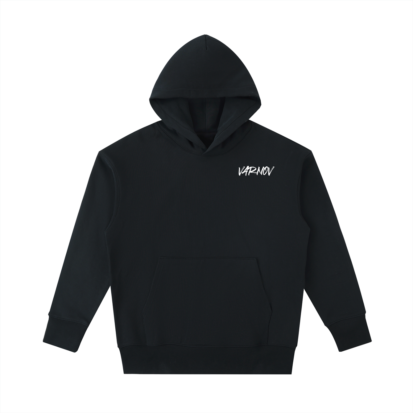 VARNOV Risk Is The Entry Price Hoodie Schwarz Oversized Heavyweight Schweizer Streetwear